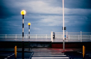 Stormy night. Hastings, England.  Nikon FM2n, Nikkor AF-D 50/1.4