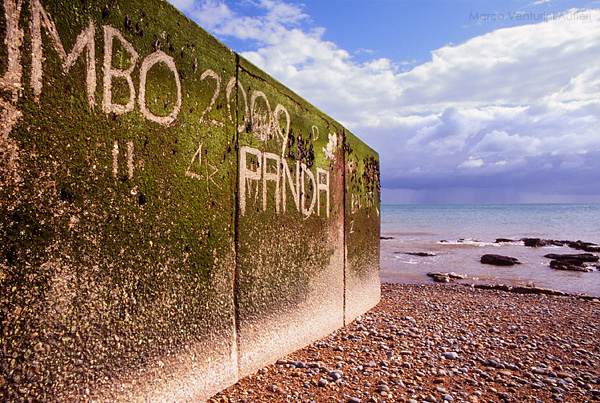 Graffiti at the sea